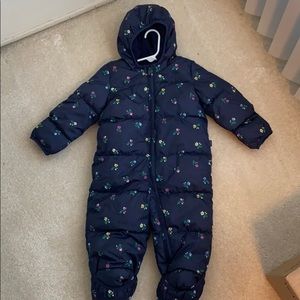 Baby Girl Snowsuit/Bunting